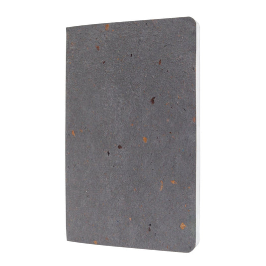 Sigel notitieboek a5 - re-up - donkergrijs - geruit - softcover - si-ru105