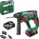 Bosch universalhammer 18v accu boorhamer - 2.0 j - met 2 x 18 v accu (2.5 ah) en lader - in koffer