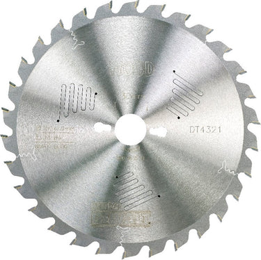 Dewalt cirkelzaagblad voor hout | extreme | ø 250mm asgat 30mm 30t - dt4321-qz