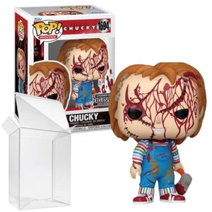 Funko pop! movies: chucky - chucky #1694 entertainment earth exclusive (bloody)