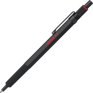 Rotring 600-balpen | medium punt | zwarte inkt | zwarte behuizing | navulbaar