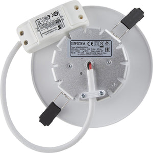 Lighto led downlight - ø120mm - 3000k warm wit - 6w - rond - inbouw