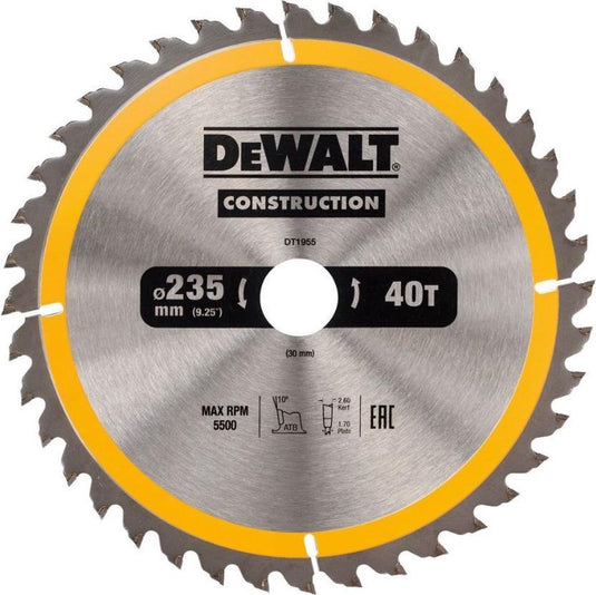 Dewalt dt1951-qz cirkelzaagblad - 184x20mm