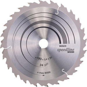 Bosch cirkzb speed 190x20 16x2,4 24t fz wz