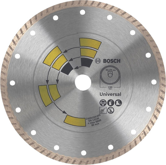 Bosch - diamantdoorslijpschijf universal turbo 125 x 22 x 2,0 x 8,0 mm