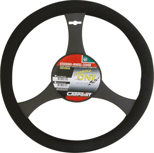 Carpoint stuurhoes auto - zwart - voor sturen met een diameter van 38 cm