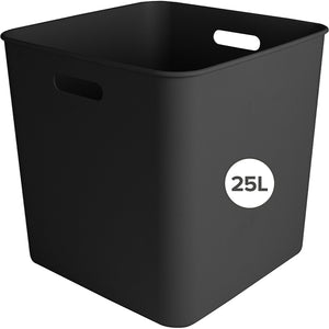 Sunware sigma home cube box 25l - 31.8x31.8x31.1 cm - zwart