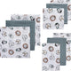 Meyco baby animal starterset - 9-pack - hydrofiel - multicolour