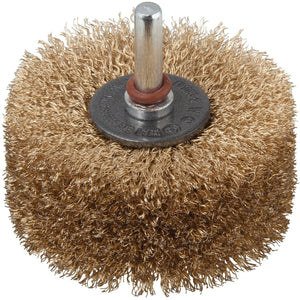 Wolfcraft - boormachine staalborstel voor hout - ø 80 mm - balken renoveren - 2265000