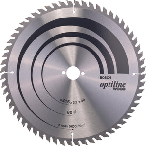 Bosch accessoires cirkzb opt t 315x30x3,2 60t gw
