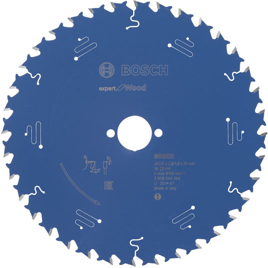 Bosch 2608644064 cirkelzaagblad 235 mm expert voor hout 235x30x2.8 1.8x36 t