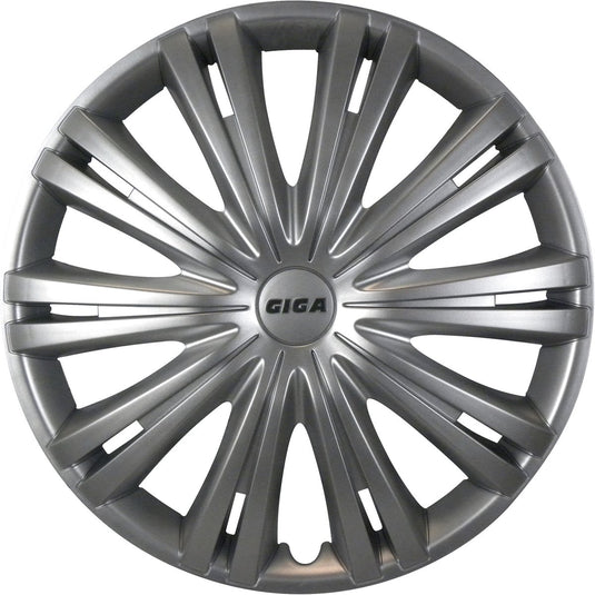 Carpoint wieldoppen giga 16 inch abs zilver set van 4
