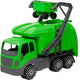 Plasto vuilniswagen groen 40 cm - speelgoedvoertuig - recycling truck - grote truck - realistisch spelen - stevig kunststof - gemaakt in finland - vanaf 1 jaar