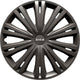 Carpoint wieldoppenset gigadark 16 inch antraciet 4 stuks