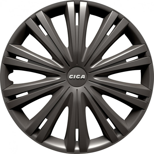wieldoppen Giga 15 inch ABS antraciet set van 4