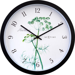 Nextime anethium – buitenklok – 30.5 cm – metaal – wit – weerbestendig