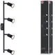 Paulmann spotlight carolina gu10 230v max. 4x10w dimbaar zwart mat