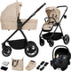 Lionelo meril 3in1 kinderwagen - buggy – xl reiswieg, wandelwagen adac-gecertificeerd autostoeltje – all-terrain wielen – compleet accessoireset – upf50+