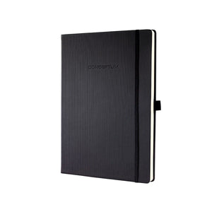 Sigel notitieboek - conceptum pure - a4 - zwart - hardcover - 194 pagin's - 80 grams - lijn - si-co112