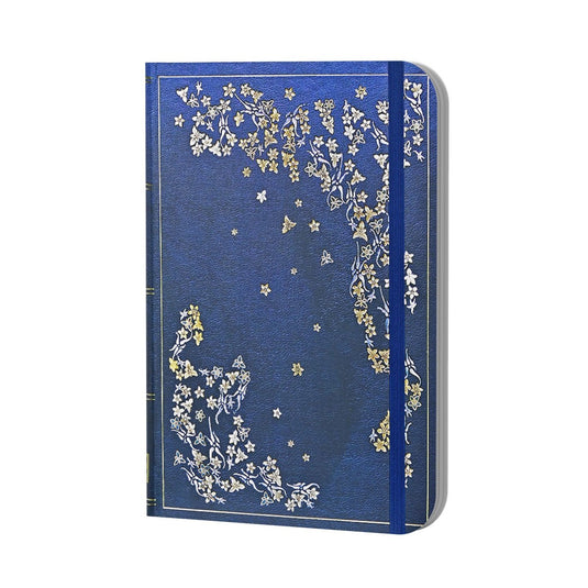 Peter pauper compacte notitieboek - gilded branch - met elastieksluiting - 13x18 cm