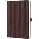 Sigel notitieboek - conceptum - a5 - houtstructuur - punt-gelijnd - hardcover - si-co674