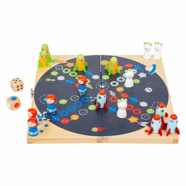 Small foot - houten ludospel ruimtevaart