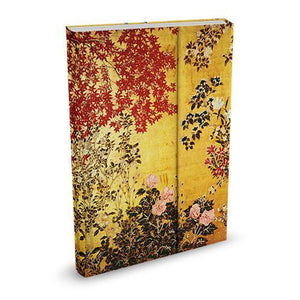 Peter pauper notitieboek - japanese screen - 15,9x21cm - magneetsluiting