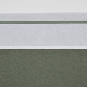 Meyco baby bies wieglaken - forest green - 75x100cm - 0.3 tog