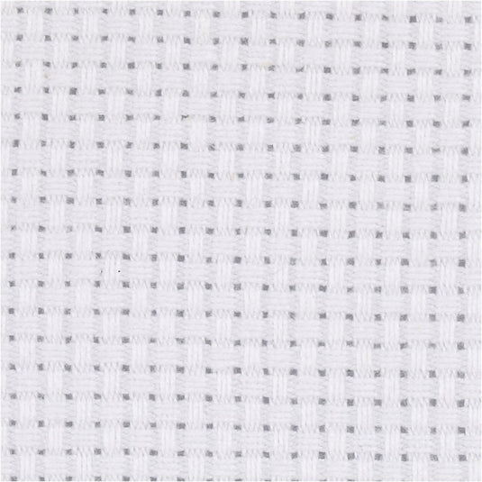 Creativ company aida telstof 24 10 grof 50x50 cm wit