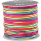Creativ company cc macramé koord 1 mm multi neon 28 m
