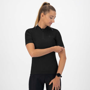 Rogelli core dames fietsshirt - korte mouw - zwart