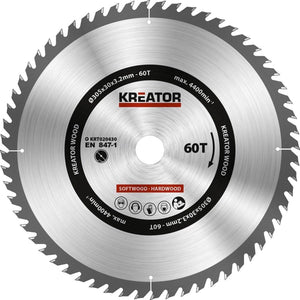 Kreator krt020430 zaagblad hout - 305 mm - 60t