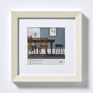 Walther fiorito - mdf houten lijst - fotoformaat 20x20 cm - wit