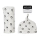 Lulujo hello world - swaddle mutsje - hugs kisses