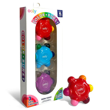 Ooly - color burst crayons - kleurkrijt met ergonomische grip