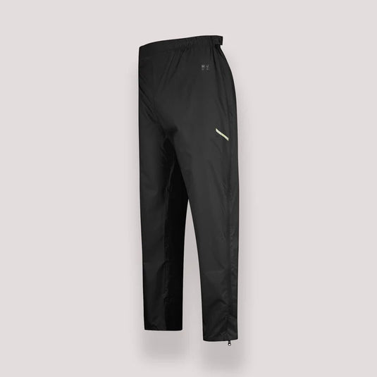 Mac in a sac - full zipper regenbroek - zwart - maat l