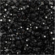 Creativ company cc glas facet kralen 3x4 mm metallic zwart 100 stuks