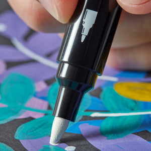 Sharpie acryl marker - permanent, waterdicht, geel (1-4mm)