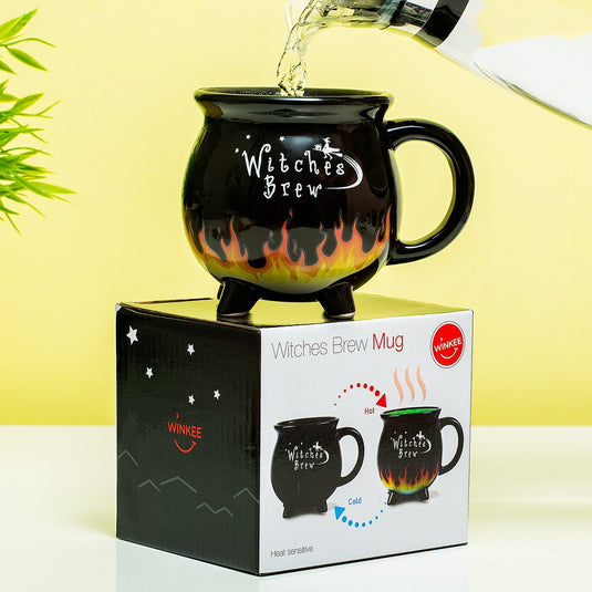 Winkee heksenketel warmtegevoelige mok halloween