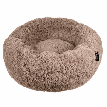 District 70 fuzz donut hondenmand – mocca - large ø 80 cm