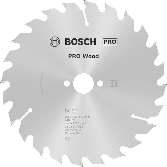 Bosch cirkzb opt 160x20 16x2,6 24t wz