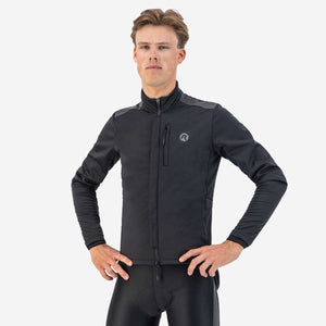 Rogelli deep winter fietsjack winter - heren - zwart - maat s