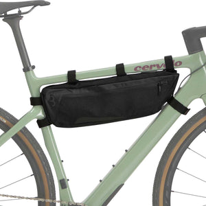 Bbb cycling frametas racefiets gravelbike 4 liter - waterbestendige bikepacking fietstas - verstelbaar - bikepacking tassen - middle mate medium bsb-142