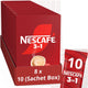 Nescafé 3in1 oploskoffie - 8 doosjes x 10 zakjes