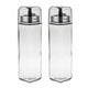 Kinghoff - flessenset voor olie en azijn - glazen flessen - 270 ml - milieuvriendelijk