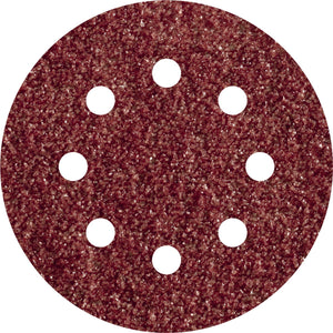 Wolfcraft - schuurpapier korrel 80 – 115mm – 25 stuks – voor schuurmachines – klittenbandbevestiging - 2271100
