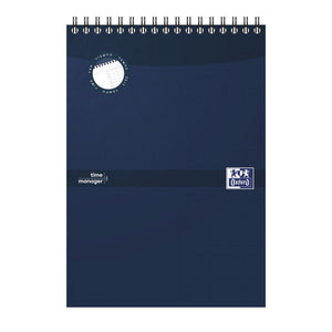 Oxford task manager dagplanner a5 70 vel blauw notitieboek voor taken