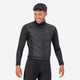 Rogelli wadded ii winter fietsjack heren - wielrenjack - winddicht - zwart - maat l