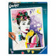 Ravensburger schilderen op nummer set - audrey hepburn canvas kunst.