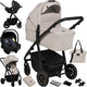 Lionelo amber plus 3-in-1 - kinderwagen - reiswieg - autostoeltje - xxl ventilatie